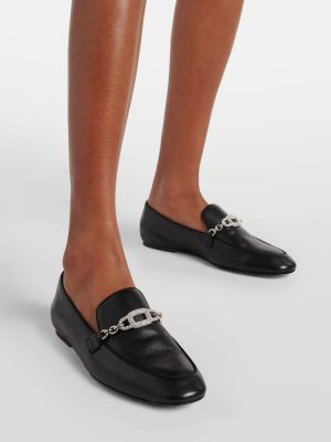 Pantofi loafer din piele Roger Vivier negru
