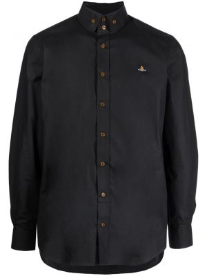 Памучна риза Vivienne Westwood черно
