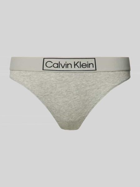 Stringi Calvin Klein Underwear srebrne