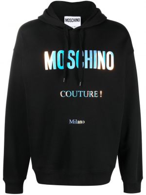 Hoodie Moschino svart