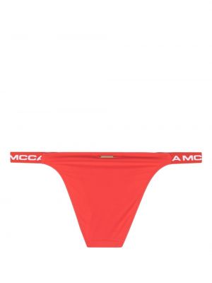 Bikini z nadrukiem Stella Mccartney czerwony