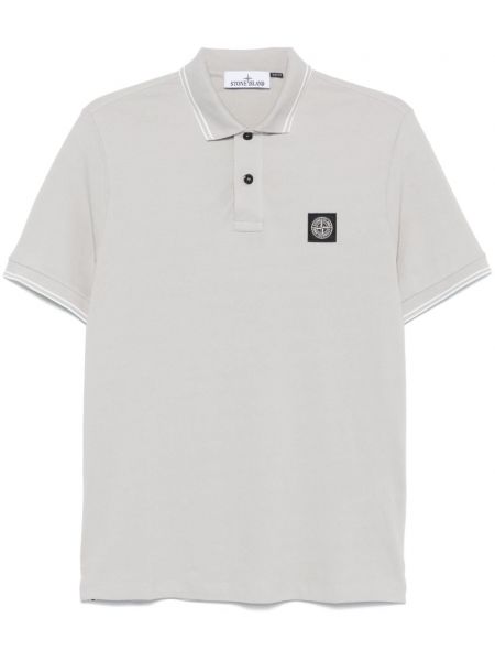 Polo yaka tişört Stone Island gri