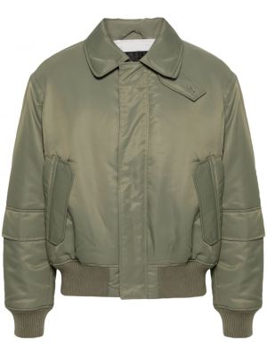 Bomber jakna s džepovima Helmut Lang zelena