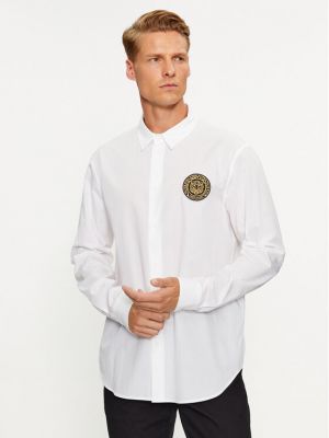 Košulja slim fit Just Cavalli bijela