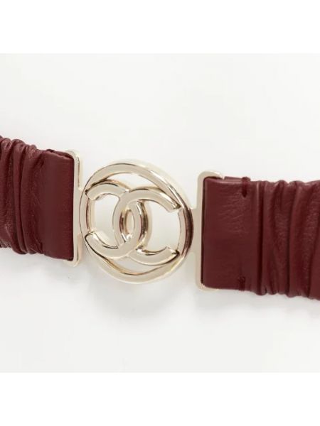 Cinturón de cuero retro Chanel Vintage