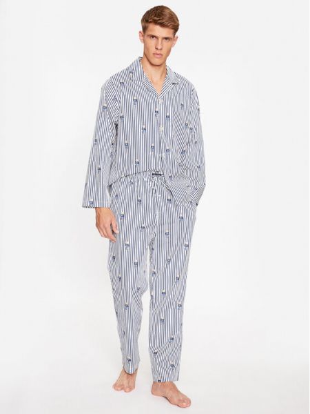 Pijamale Polo Ralph Lauren albastru