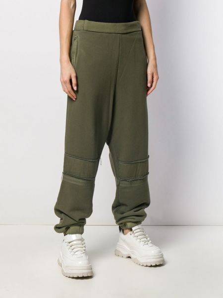 Sportovní kalhoty s vysokým pasem Ambush zelené