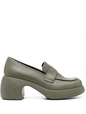 Pantofi loafer din piele Camper verde