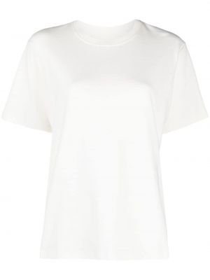 T-shirt brodé Closed blanc