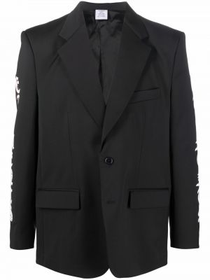 Lang blazer Vetements svart