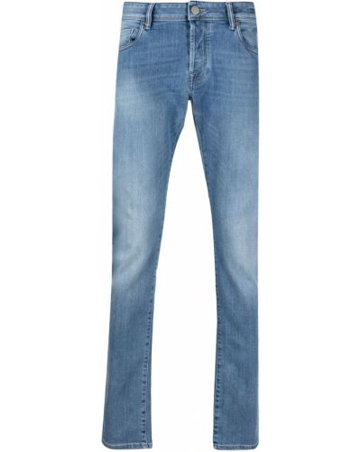 Slank stretch jeans Incotex blå