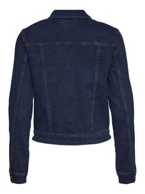 Slim fit priliehavá džínsová bunda Noisy May modrá
