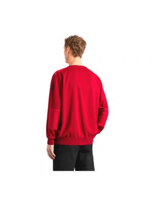 Jersey de lana de lana merino de tela jersey Paul & Shark rojo