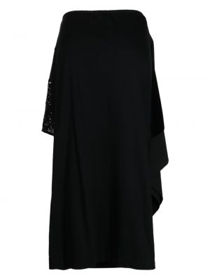 Sukienka koktajlowa z cekinami Undercover czarna