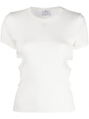 Tricou Courreges alb