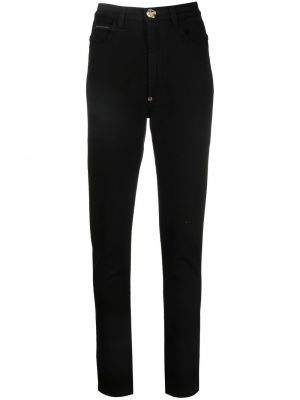 High waist skinny jeans Philipp Plein schwarz