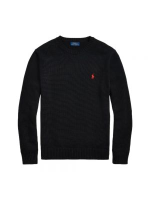 Sweter bawełniany Ralph Lauren czarny