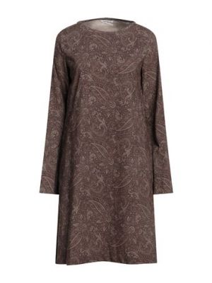 Mini vestido de algodón Caliban marrón