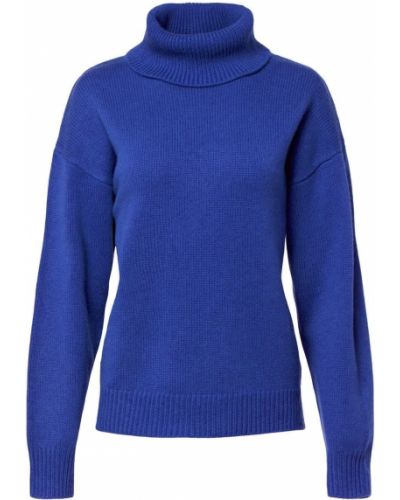 Кашмирен вълнен пуловер Equipment синьо