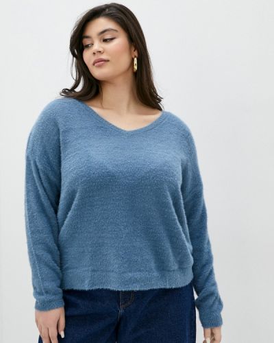 Пуловер Violeta By Mango, синий