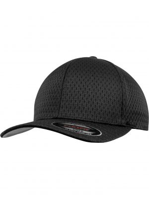 Καπέλο από διχτυωτό Flexfit μαύρο