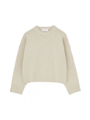Sweter z wełny merino oversize Skall Studio biały