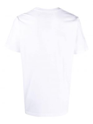 Bavlněné tričko s potiskem Maharishi bílé