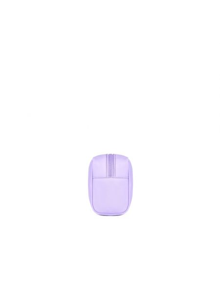 Bolsa de cuero Emporio Armani violeta