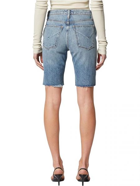 Джинсовые шорты с высокой талией Hudson Jeans
