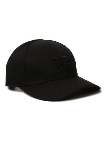 Хлопковая кепка C.p. Company черная