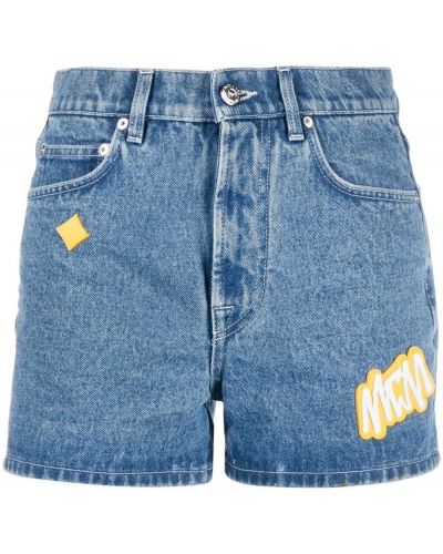 Jeans-shorts Mcm blå