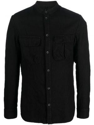 Marškiniai su sagomis Masnada juoda