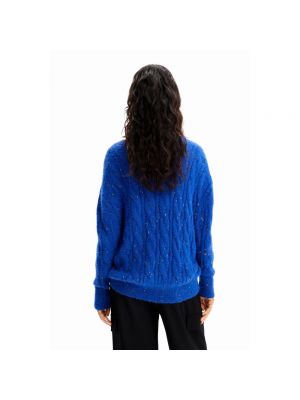 Jersey de tela jersey oversized Desigual azul