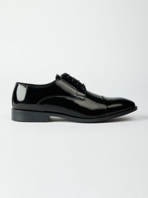 Кожени ниски обувки от лакирана кожа Altinyildiz Classics черно