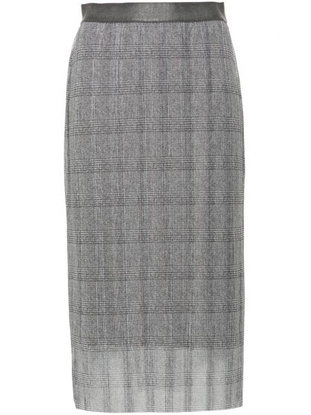 Kontrolleret pencil skirt Boss grå