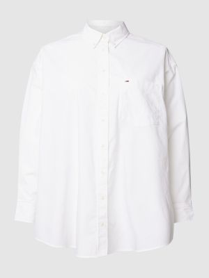 Biała bluzka Tommy Jeans Curve