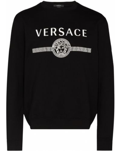 Sweatshirt Versace svart