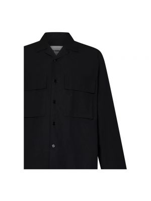 Camisa con botones con bolsillos Jil Sander negro