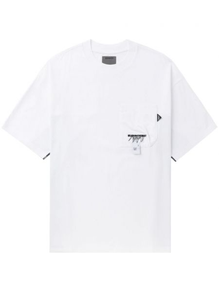 Oversize памучна тениска Musium Div. бяло