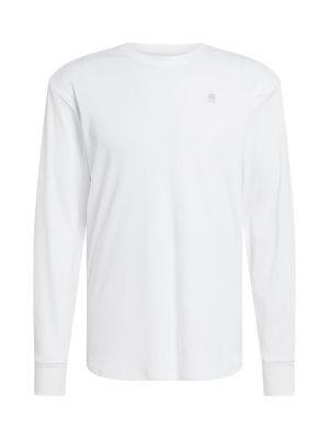 Μακρυμάνικη μπλούζα με μοτίβο αστέρια G-star Raw λευκό