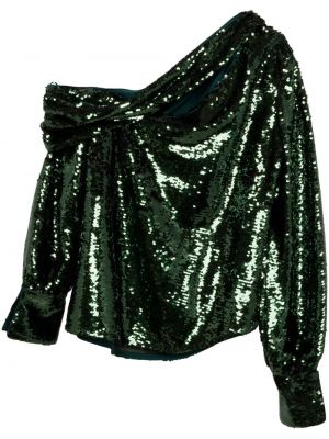 Top con paillettes Simkhai verde