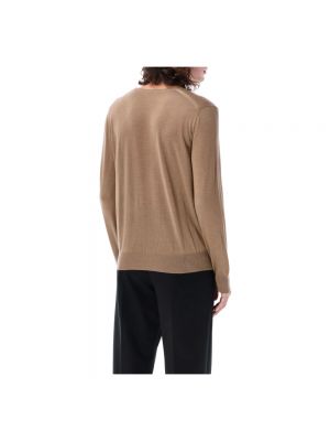 Sweter Saint Laurent beżowy