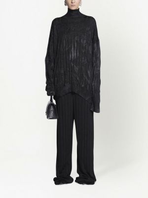 Czarny sweter oversize Balenciaga