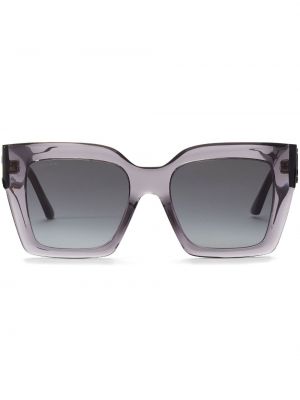 Oversized sluneční brýle Jimmy Choo Eyewear šedé