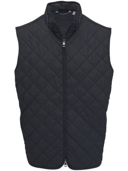 Quiltet vest Peter Millar sort