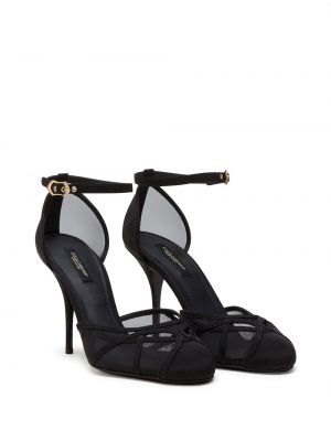Sandalias de malla Dolce & Gabbana negro
