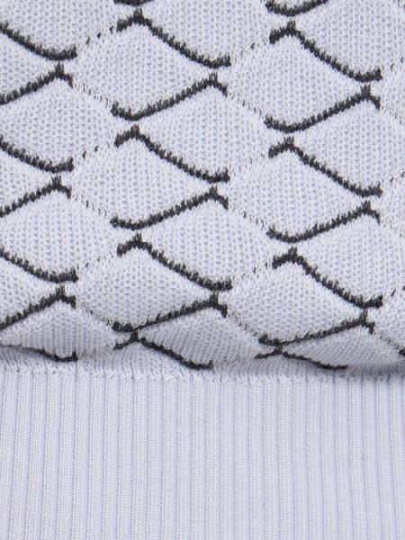 Jacquard pamučni džemper od kašmira Giorgio Armani