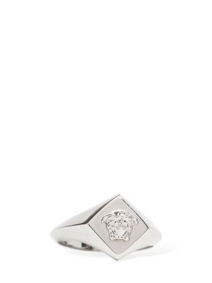 Stříbrný prsten Versace