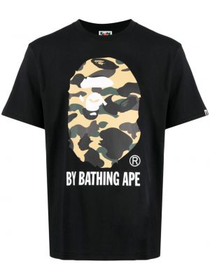 Mustriline puuvillased t-särk A Bathing Ape®