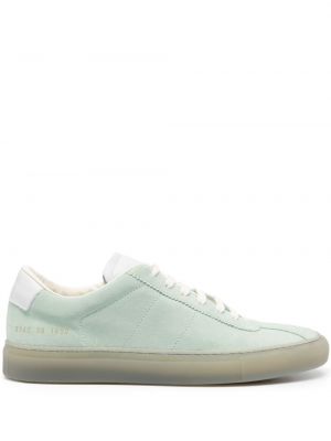 Sneakers με κορδόνια σουέντ με δαντέλα Common Projects πράσινο